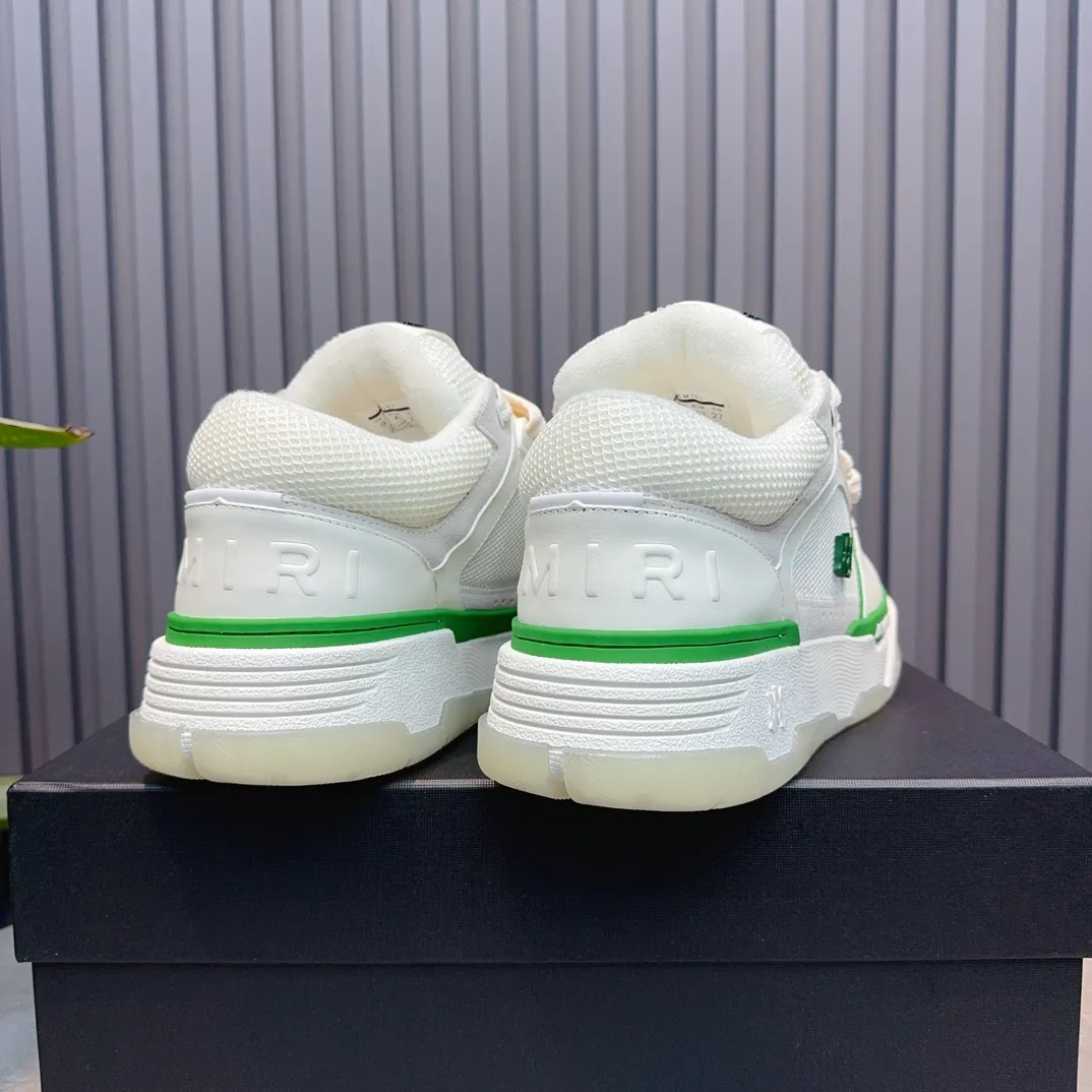 Men's shoes 💰660💰 AMIRI AMIRI trendy brand hot sale 🔥 Available all year round, couples 💑 Official website synchronization Imported fabrics 1⃣️ vs 1⃣️ replica, original factory special original sole, 35-45 (45. non-refundable)